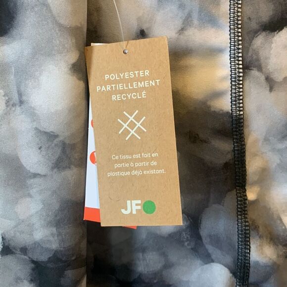 Joe Fresh Black and White Cloud Print Leggings - Picture 4 of 5